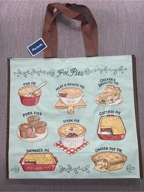 Marshalls Mint and Brown Pot Pies Reusable Tote Bag— NEW!